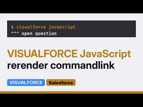 Salesforce: CommandLink calling JavaScript function does not ReRender (2 Solutions!!)