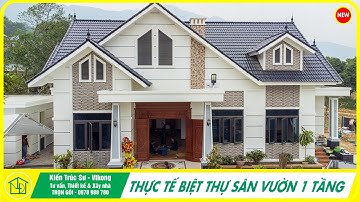CỰC PHẨM Biệt Thự 1.7 TỶ | Biệt Thự 1 Tầng Mái Thái 175 m2 Trọn Gói