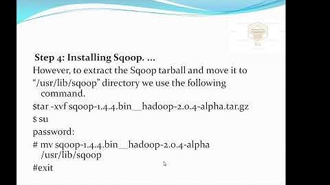 apache sqoop installation