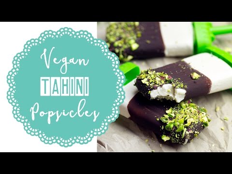 Vegan Tahini Popsicles