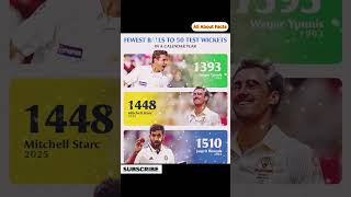 Fewest balls to 50 test wickets in a calendar year #shorts #cricket #ausvseng #cricketnews #trending