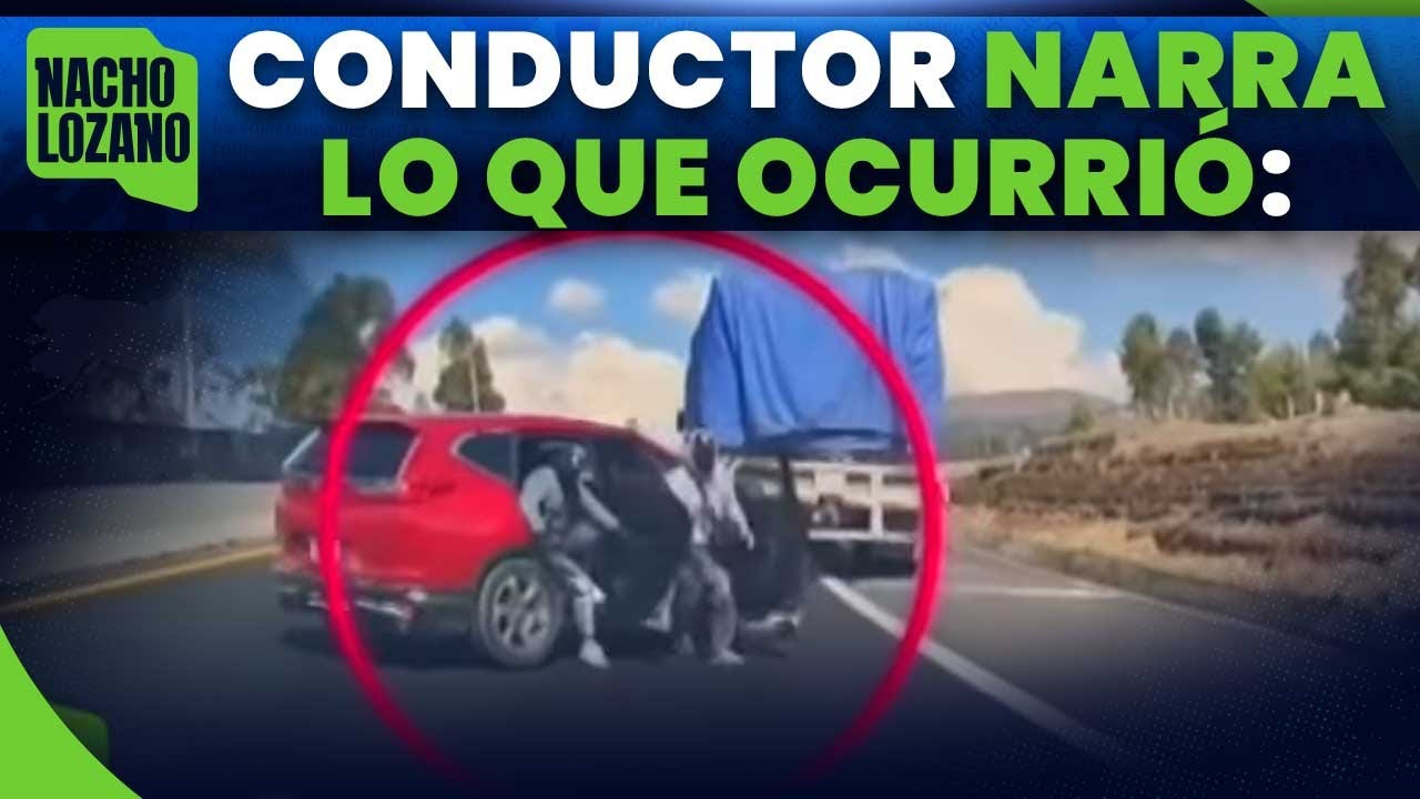 Familia escapa de un intento de asalto sobre la carretera Texcoco-Calpulalpan | Nacho Lozano