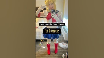 How to make boot covers for dummies! #cosplay #sewingtutorial #sewing #costume #boots #tutorial