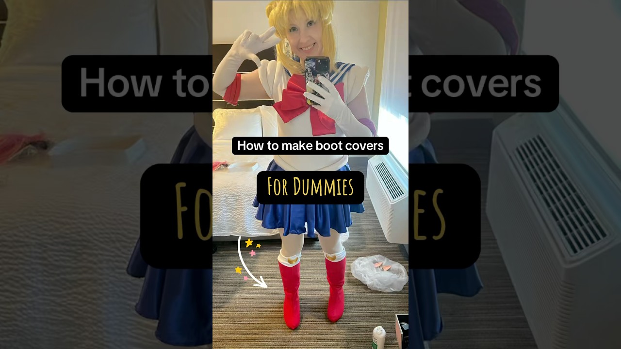 How to make boot covers for dummies! #cosplay #sewingtutorial #sewing #costume #boots #tutorial