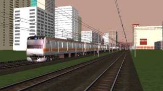 Railsim2スクリーンショット集32 E233系0番台中央線