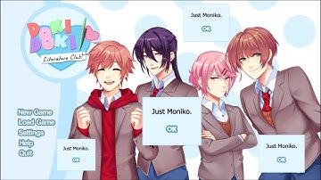 JUST MONIKO | Random Encounters: Just Monika (genderswap cover) | Doki Doki Literature Club 📖🖊