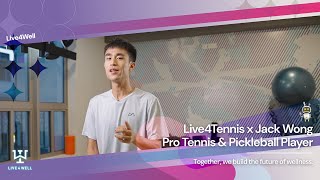 Live4Well Genesis Nft Holder Jack Wong Professional Tennis Player Pickleball Player