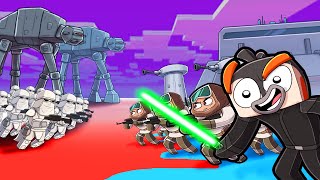 Empire vs Rebels - Star Wars HOTH Map Wars! (Minecraft)