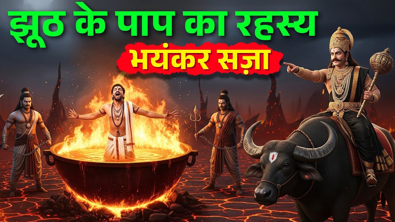 झूठ बोलने वालों को नरक में मिलती है ऐसी भयंकर सज़ा, रूह काँप जाएगी | गरुड़ पुराण | Garud Puran