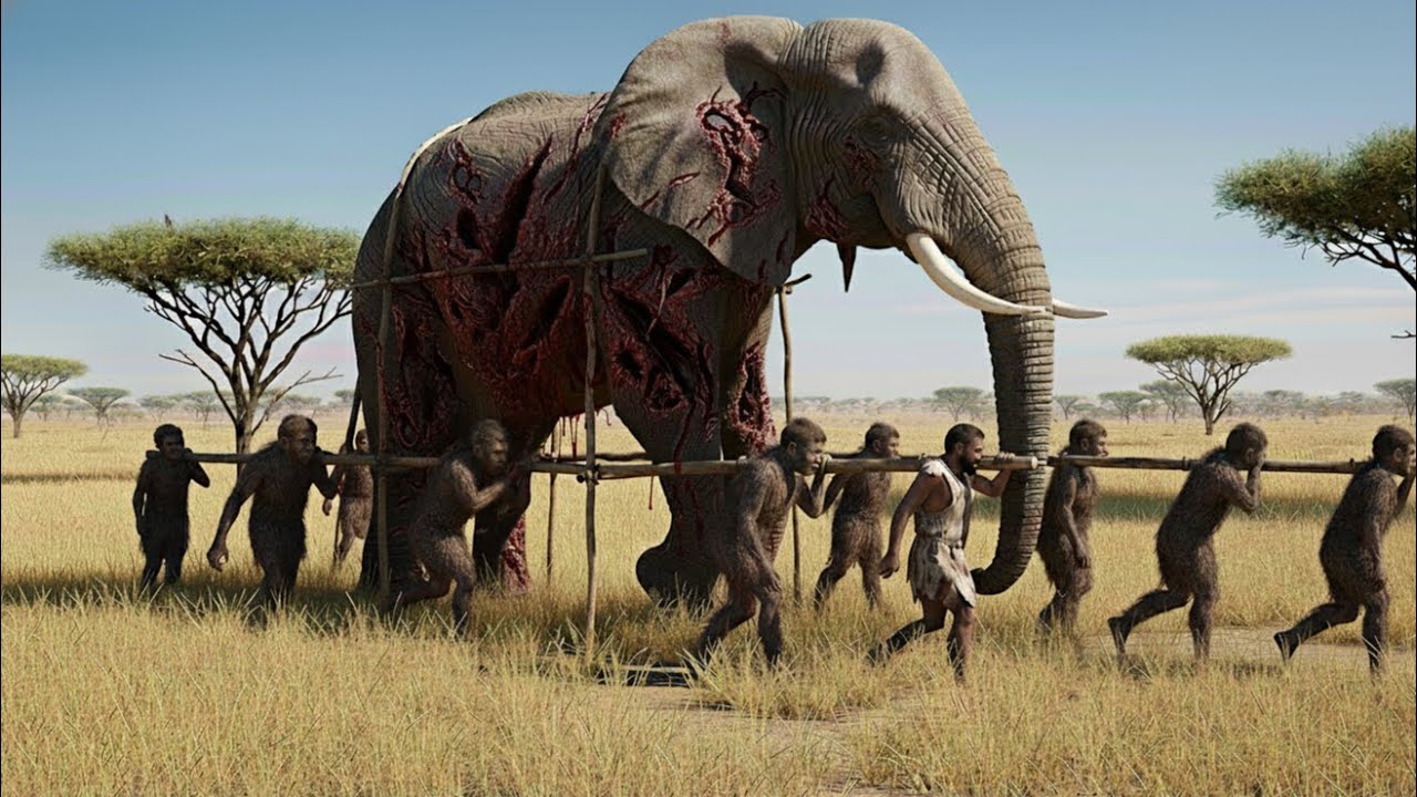 Life 3.6 Million Years Ago | Early Humans and the Giant Prehistoric Elephant