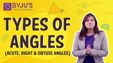 Types of Angles (Acute, Right and Obtuse Angles) | Learn with BYJU