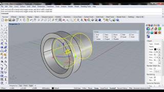 Rhino gumball for simple modeling and assembly