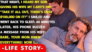 Download Lagu While I was asleep, my son and his wife stole my card — I heard the PIN and just smiled!