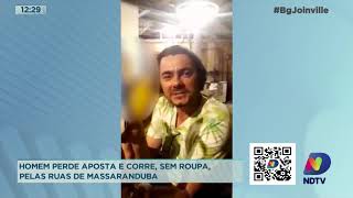 Homem Perde Aposta E Corre, Sem Roupa, Pelas Ruas De Maranduba