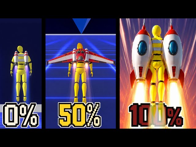 Aku MENGUPGRADE 100% JETPACK ROKET di Jetpack Master