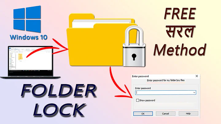 How to lock folder in Windows 10 easily | PC me Folder Lock kaise karen | Hindi