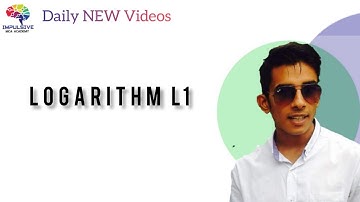 Nimcet : Logarithm L1 | basic of logarithm | Nimcet Important lecture | IITJEE