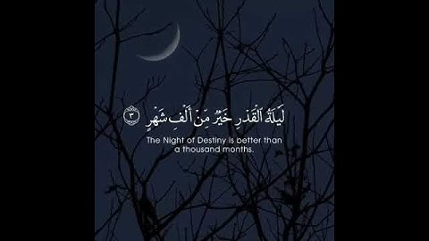 سوره القدر بصوت جميل جدا