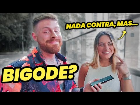 Vídeo: Os caras com bigode são atraentes?