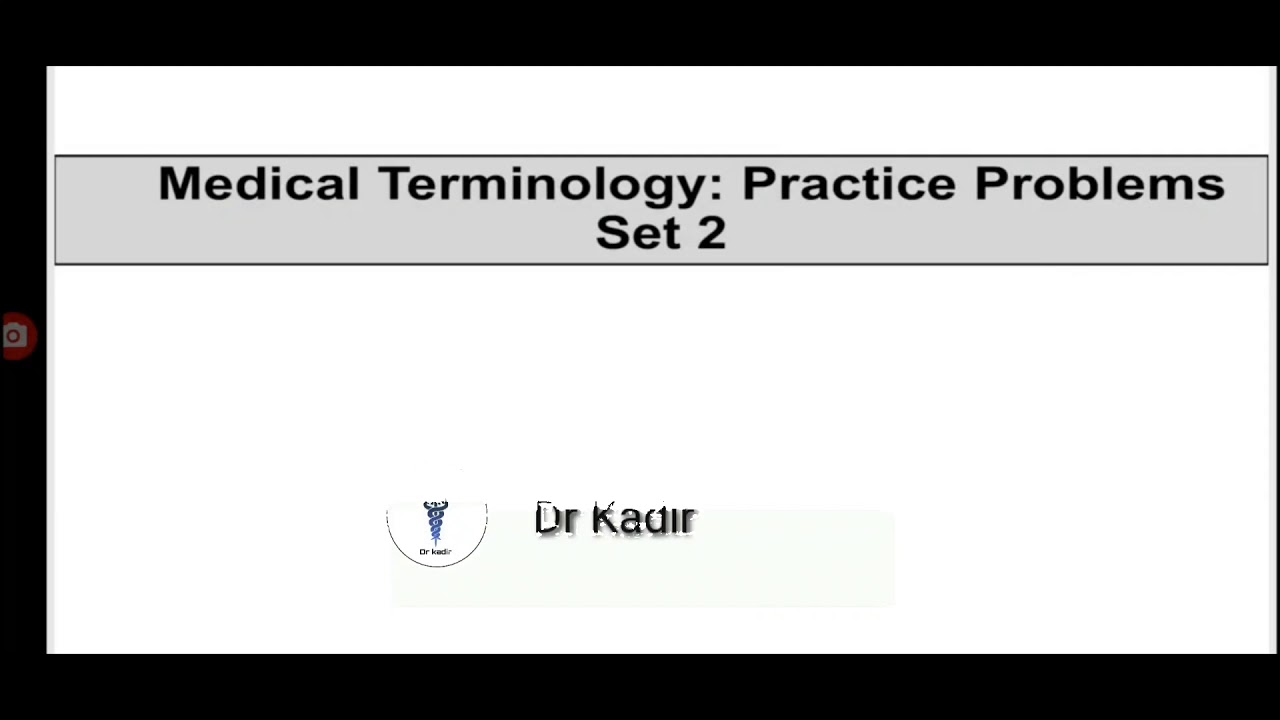 Medical_Terminology__The_Basics__Lesson_5 YouTube