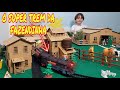 Fazendinha de Brinquedo | Vaca Cavalo Caminhão de Boi | Trem Locomotiva | Toy Farm Train Truck Cow