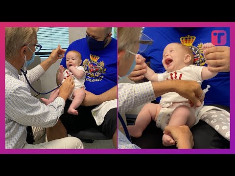 Doctor Distracts Baby