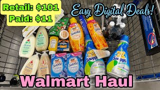 Walmart Coupon Haul! Got $101 of Products for $11! 5/28-6/4/22 Easy Digital Coupon Deals