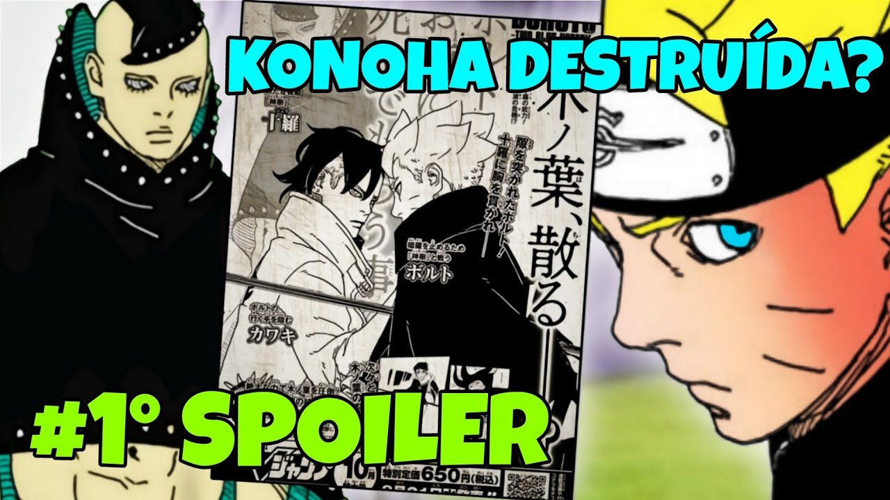 Boruto Two Blue Vortex 13 SPOILER - KONOHA DESTRUÍDA? BORUTO X JURA ...