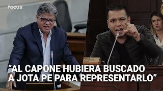 &quot;Escuche&quot;: Wilson Arias se despacha contra Jota Pe Hernández en debate en el Senado