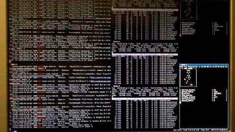 web server monitoring with wmii and python