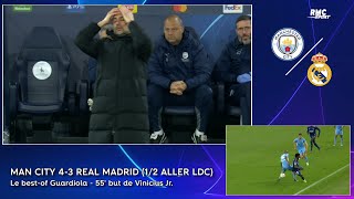 Manchester City 4-3 Real Madrid : Le best-of des réactions de Guardiola sur tous les buts