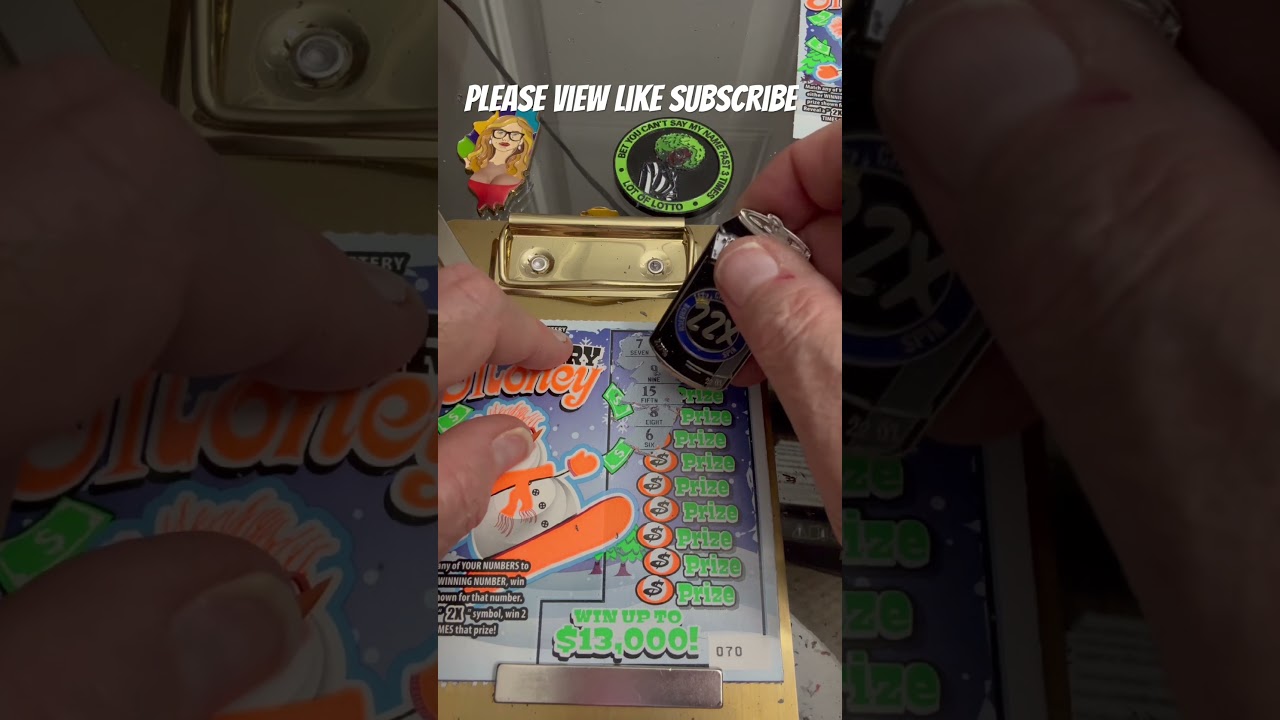 Веселые деньги, лотерейный билет с мгновенным выигрышем, лотерея Луизианы