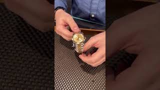 Rolex Sky Dweller Yellow Gold Steel Champagne Dial Mens Watch 326933 Review | SwissWatchExpo