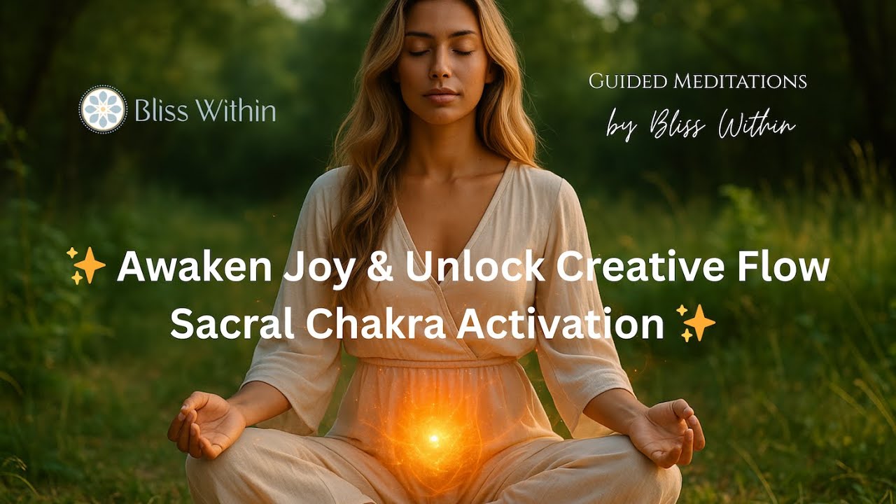 Awaken Joy & Unlock Creative Flow | Sacral Chakra Activation 🔥🧡 - YouTube