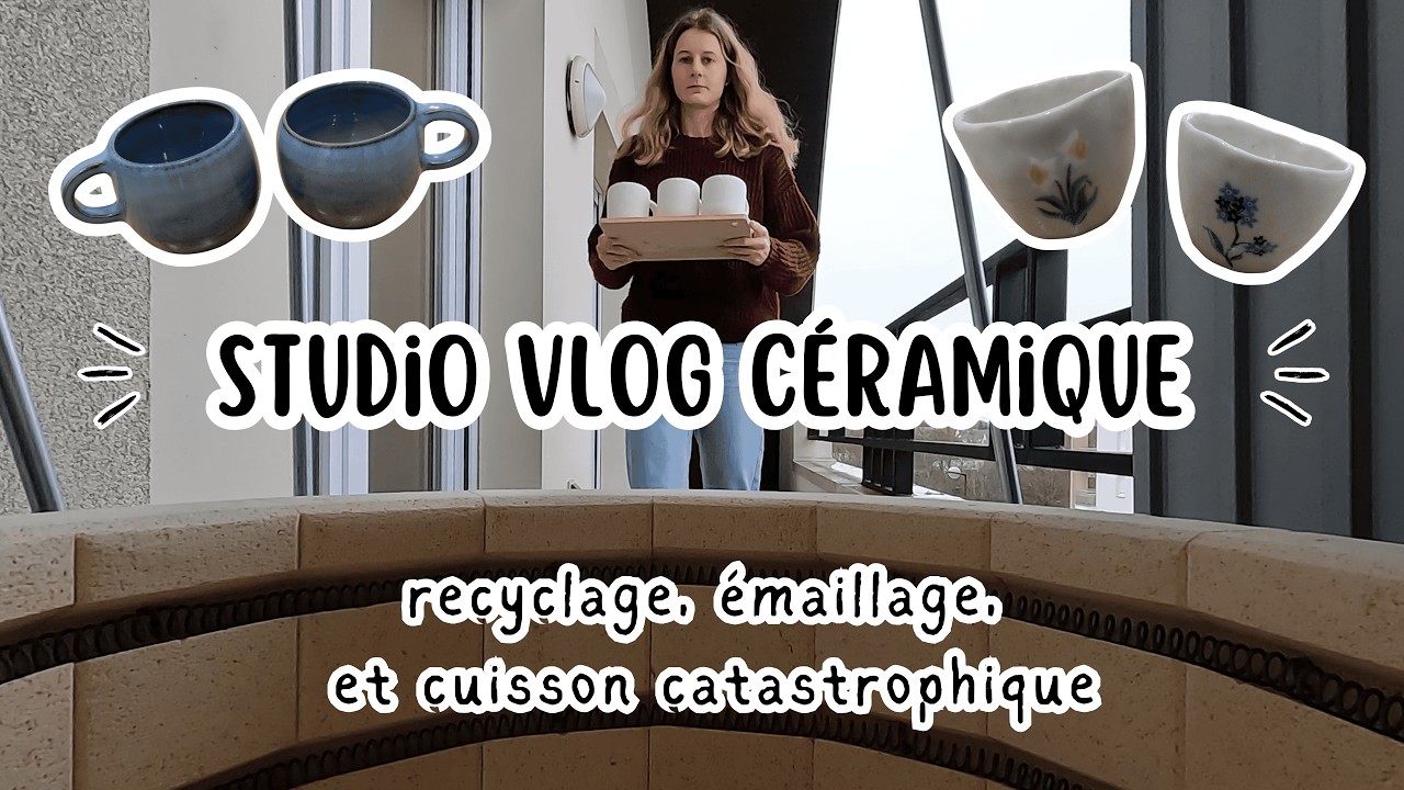 [Studio Vlog] Ma première collection de céramique : rien ne se passe comme prévu...