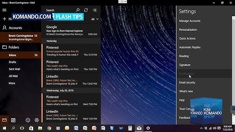 How to turn on email notifications