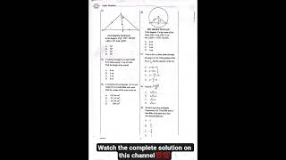 WAEC 2026 MATHEMATICS QUESTIONS
