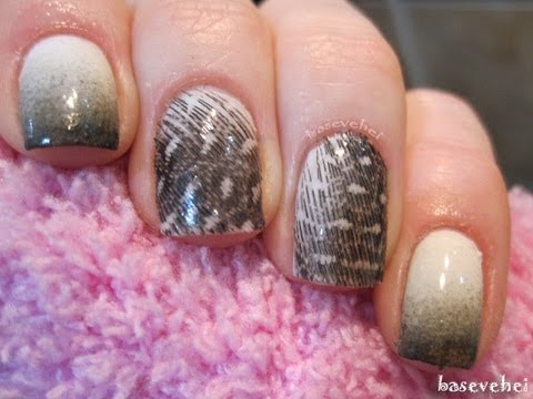 Feather nails - Piórkowe paznokcie - wzory na paznokcie - Basevehei ...