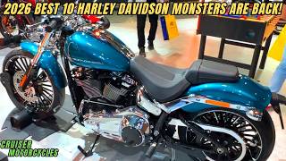 Celebrity Harley Davidson MONSTERS Are BACK! Top 10 Cruisers Motorcycles INSANE Nobody Saw COMING! Wealth