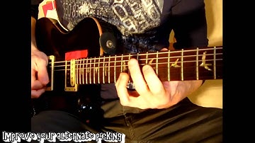 Alternate Picking Guitar Lesson on Two Strings by Marco Cirillo - Improve your Alternate Picking