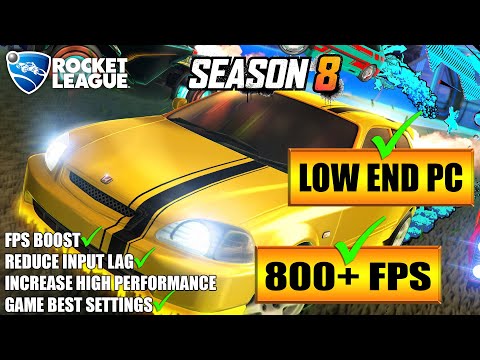 ROCKET LEAGUE BEST VIDEO SETTINGS | Tips To 800+ BOOST FPS U0026 FIX LAG!