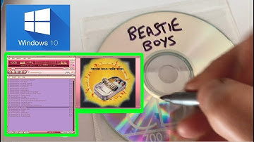 Windows 10 How to create an Audio CD using Winamp - How to Burn an Audio CD