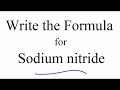Sodium Nitride and Ionic Compounds