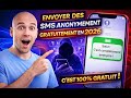 La solution pour ENVOYER des SMS anonymement et GRATUITEMENT en 2026