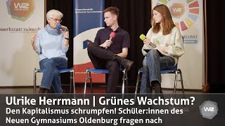 Ulrike Herrmann - Grünes Wachstum? Den Kapitalismus schrumpfen! Interview | Werkstatt Zukunft