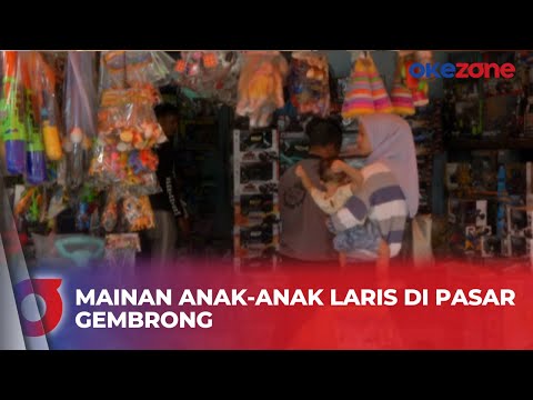 Libur Lebaran 2024, Pasar Gembrong Diserbu Pembeli