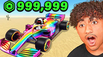 Spending $8,325,627 On The RACE CAR In Roblox Dusty Trip