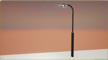 Unreal Engine 4.13 - Turtorial - Create Mesh in Engine P5 - StreetLight BP