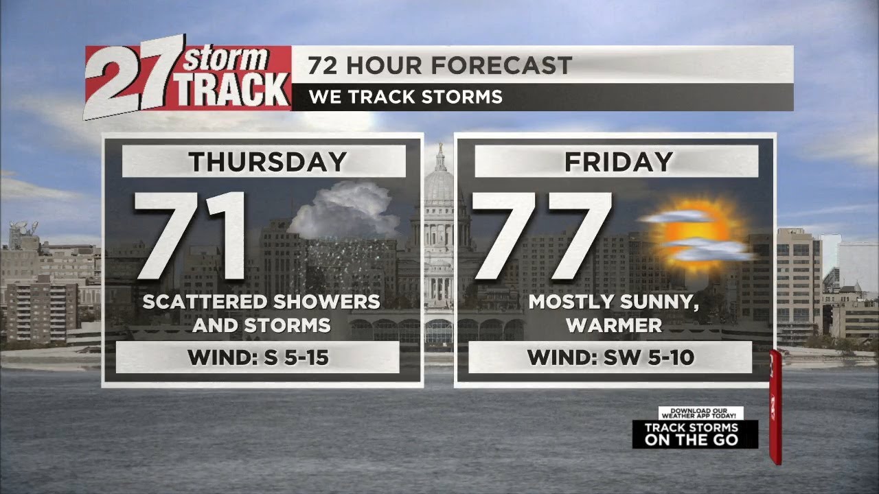 5-14 Tuesday 6 pm forecast: Sunshine returns, so does the rain - YouTube