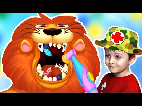 Маленький Доктор Для Животных Приключения В Джунглях Игра Для Детей Lion Boy